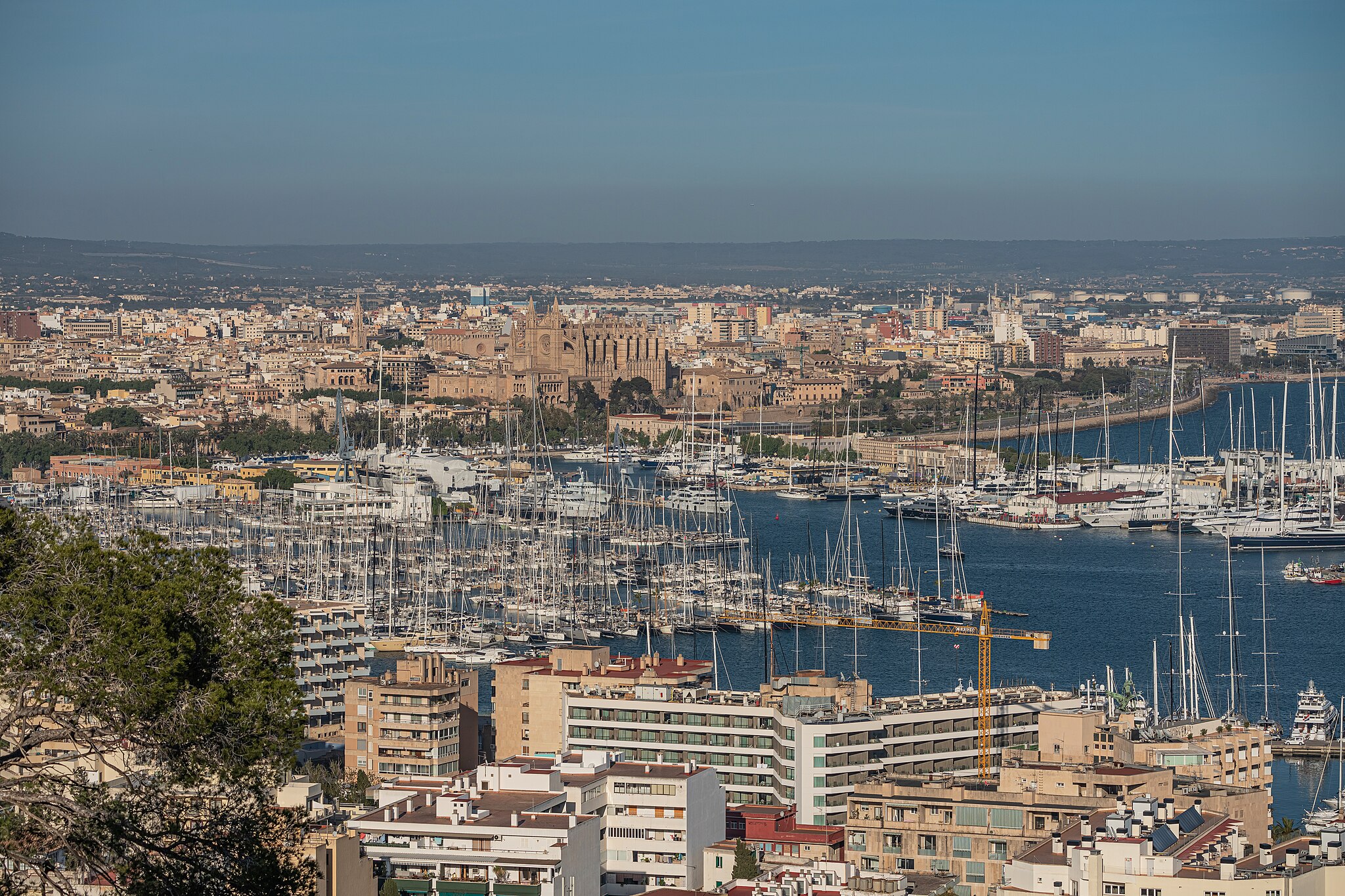Mallorca_Palma_from_Bellver_Castle